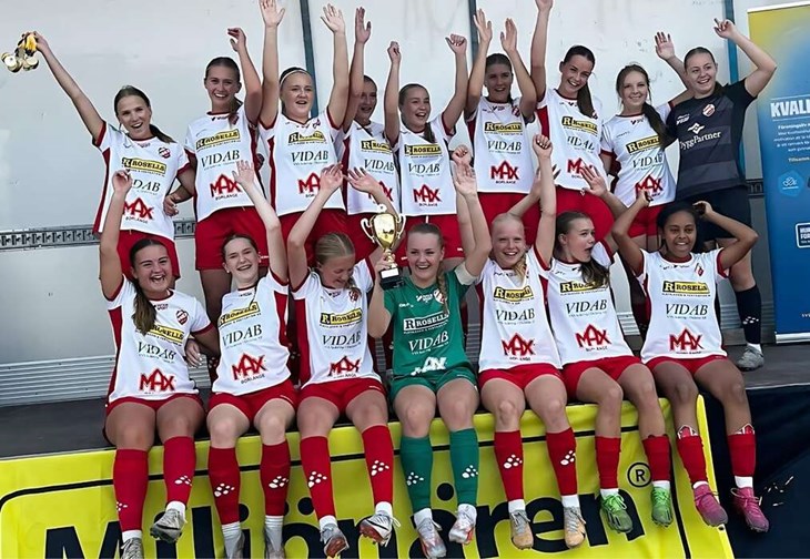 Islingby IK F17 segrade i DM. Foto: Dalarnas Fotbollförbund