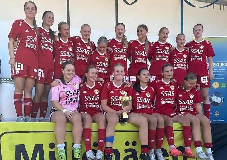 Gustafs GoIF vann DM för F15. Foto: Dalarnas Fotbollförbund