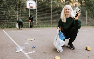 Många dalabarn plockade skräp