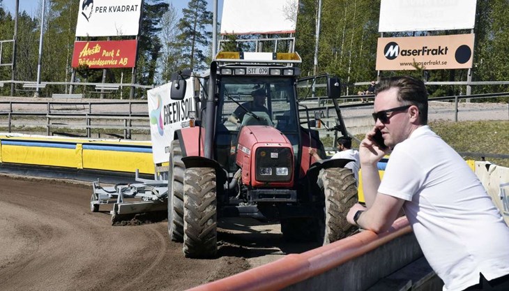 Ordförande Lucas Dahl har en hel del att stå i inför hemmapremiären för Masarna. Foto: Niclas Bergvall