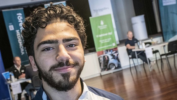 Mohamad fick sommarjobb på speedrekryteringen Mohamad fick sommarjobb på speedrekryteringen
